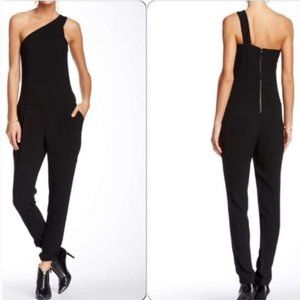 *EUC* BCBGeneration Black One-Shoulder Jumpsuit